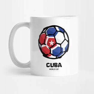 Cuba Football Country Flag Mug